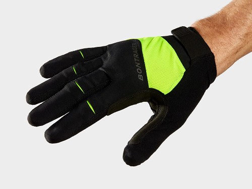 Rukavice Bontrager CIRCUIT celoprsté Twin Gel radioactive yellow