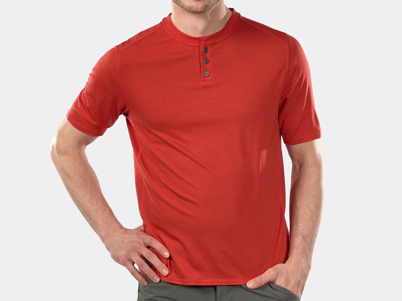 Triko Bontrager Adventure Hanley wool red
