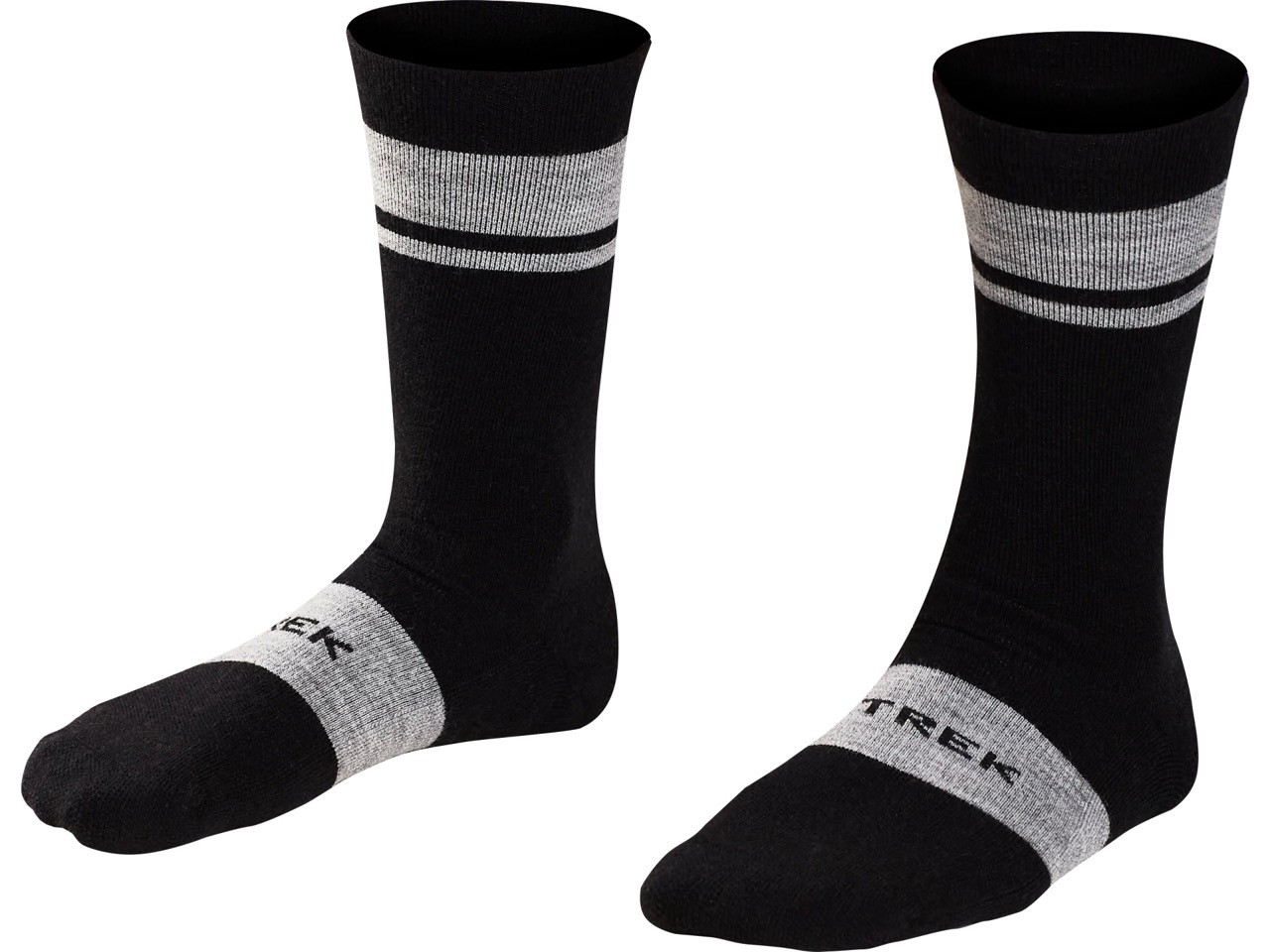Ponožky TREK Race Crew Cushioned Marino Wool blk