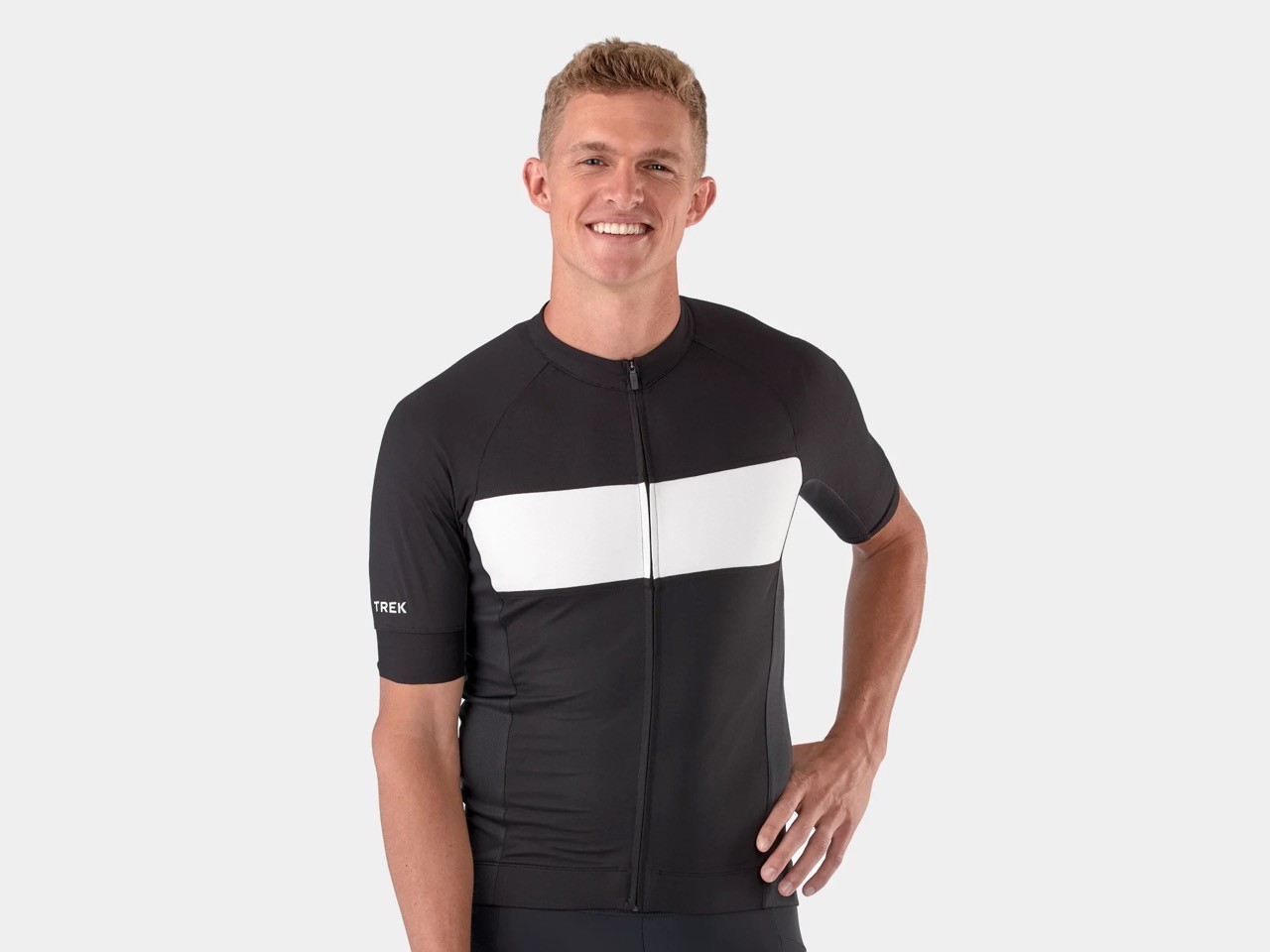Dres TREK Circuit LTD krátký rukáv černá/bílá